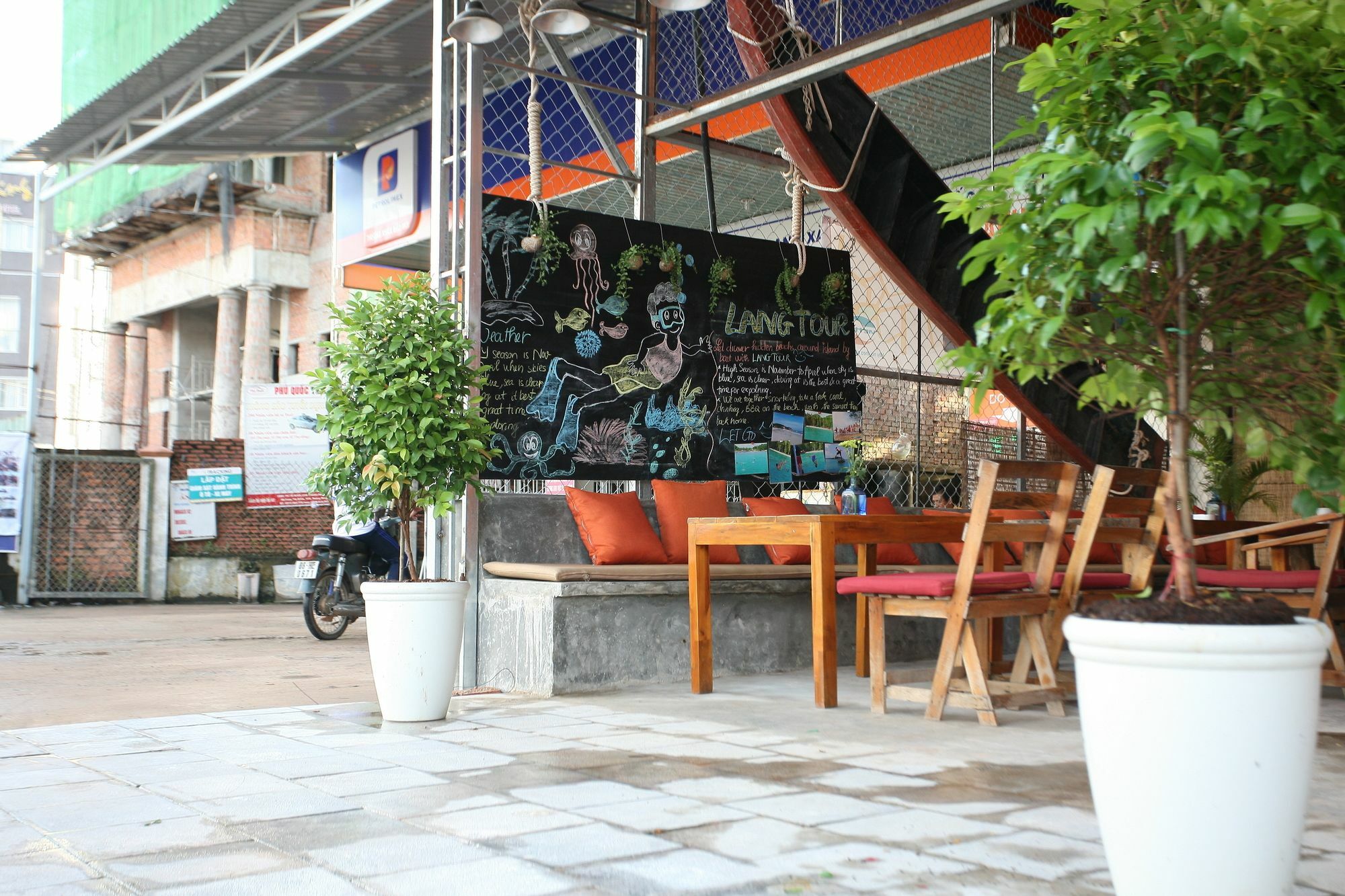 Langchia Hostel Дуонг-Донг Экстерьер фото
